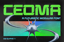 Ceoma – Futuristic Modular Font