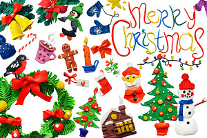 Plasticine Christmas set