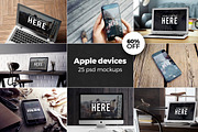25 PSD DEVICE MOCKUPS, an iPhone Mockup by Egor Shkolnikov (Thumbnail 1 of 11)