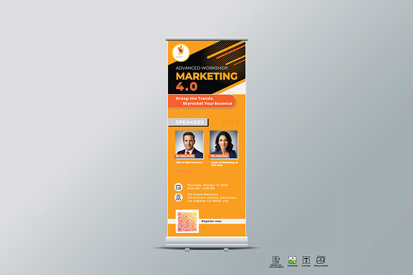 Event Roll-Up Banner / Standee preview 2