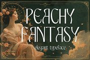 Peachy Fantasy - Art Nouveau Display, a Sans Serif Font by HipFonts (Thumbnail 1 of 8)