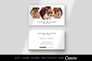 Photo Business Card Template BC010