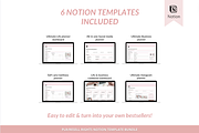 Notion template bundle dashboard, a Templates & Theme by Cate Creates (Thumbnail 5 of 12)