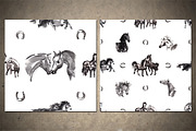 Horses Sumi-e, an Animal Illustration by StabuLaRasa illustration (Thumbnail 15 of 21)