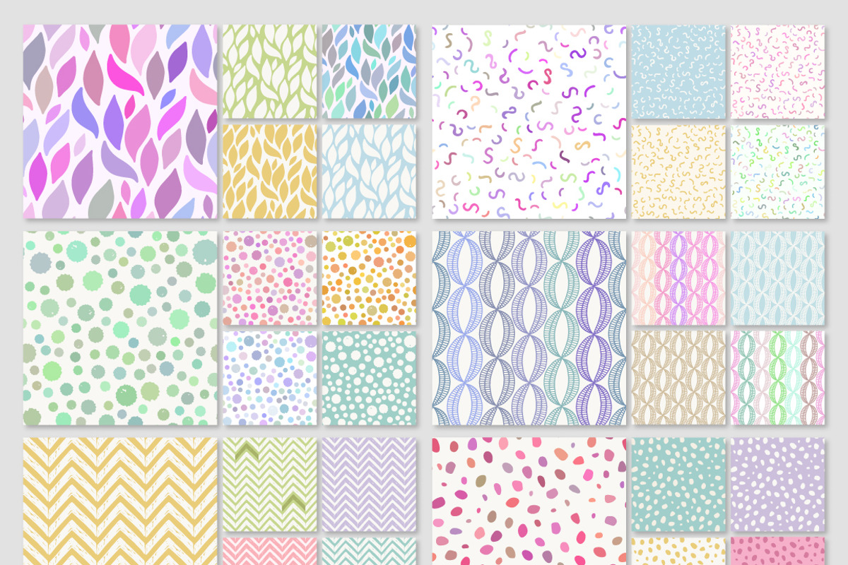 Pitter Patterns, a Pattern Graphic by Julia Dreams