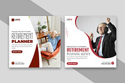 Retirement Planner Social Media Post, a Social Media Template by nandinigraphics (Thumbnail 2 of 2)