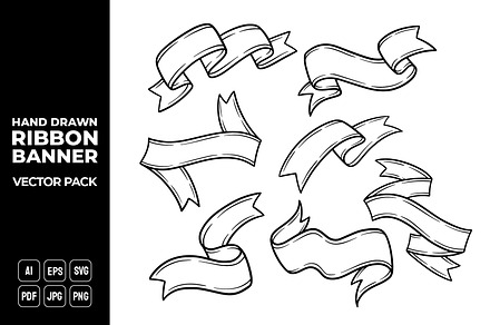Ribbon Banners Vector Pack #14