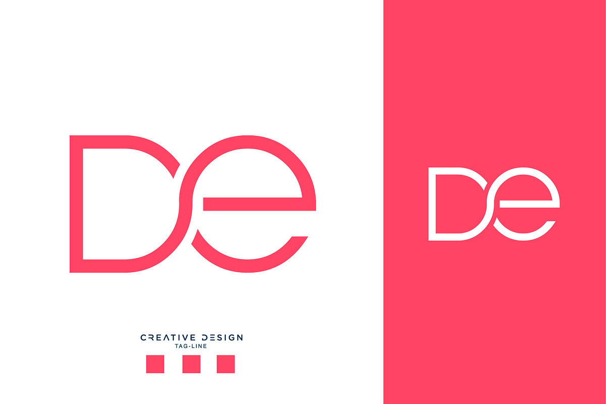 DE or ED logo Template, a Branding & Logo Template by design_proleague
