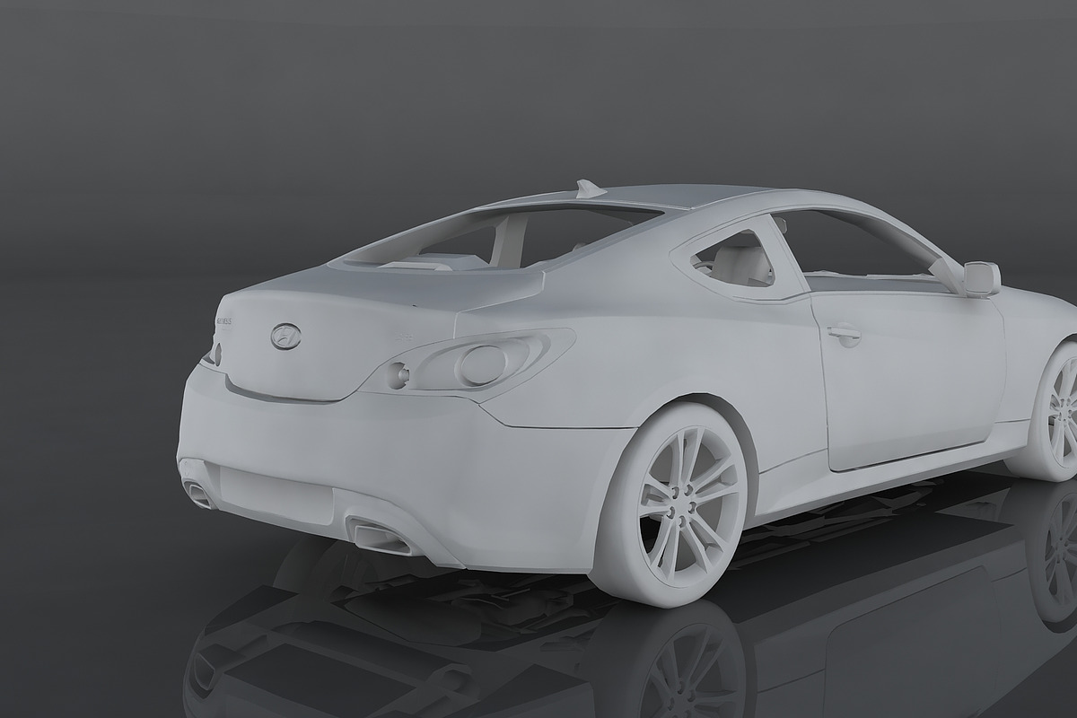 2010 Hyundai Genesis Coupe, a Cars & Vehicle 3D Model by valtriiu (Photo 11 of 12)