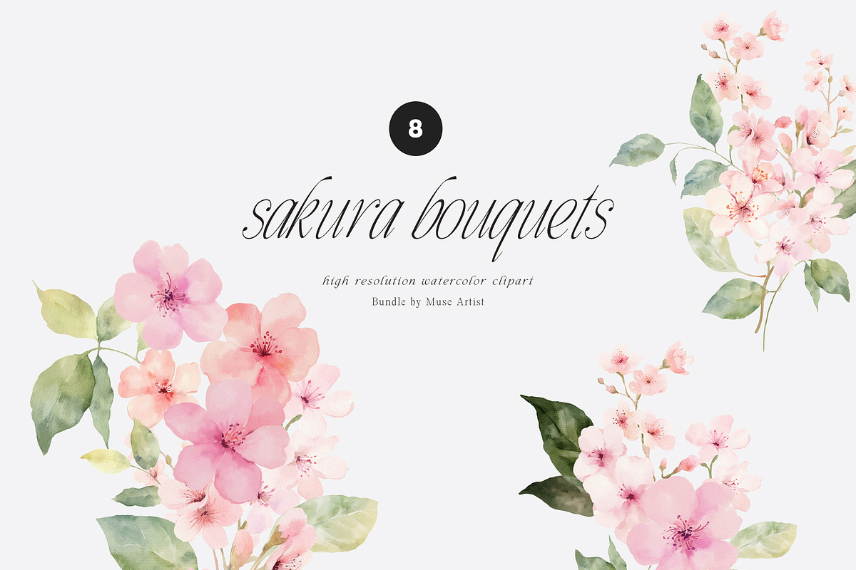 SPRING BOX Watercolor Bundle 400+, a Decorative Illustration by Muse Artist (Photo 62 of 99)