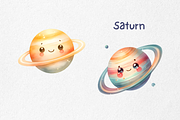 Cute Space Object Clipart, an Education Illustration by jvxvxnism (Thumbnail 6 of 16)