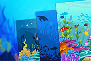 Under Water Landscape, a Texture Illustration by Digital Studio (Thumbnail 2 of 7)