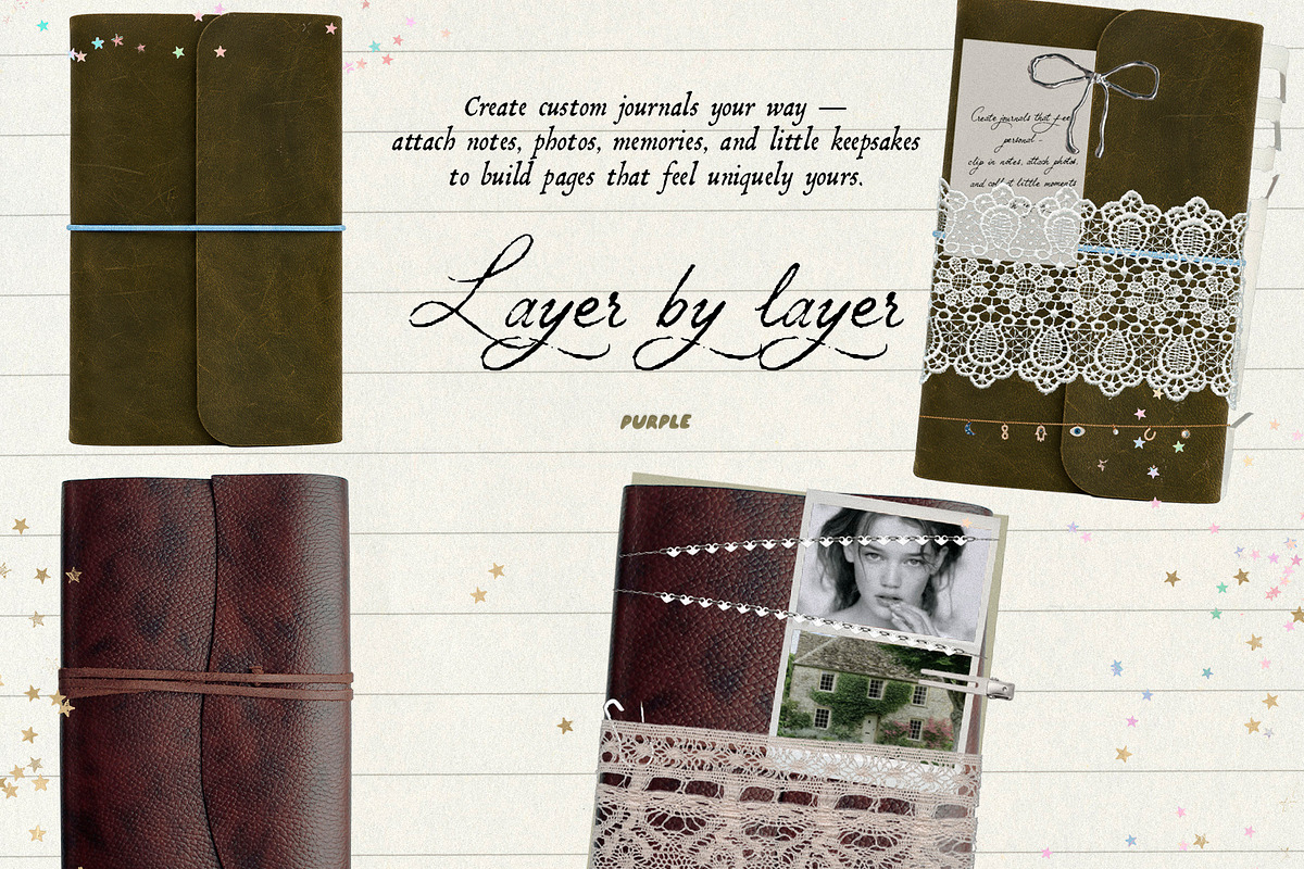 Layer by Layer: Journaling Set, an Object Graphic by Purple (Photo 3 of 10)