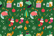 Merry Christmas, a Seasonal Illustration by MoleskoStudio (Thumbnail 15 of 28)