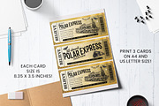 Personalized Polar Express Ticket, a Print Template by Snapybiz (Thumbnail 8 of 11)