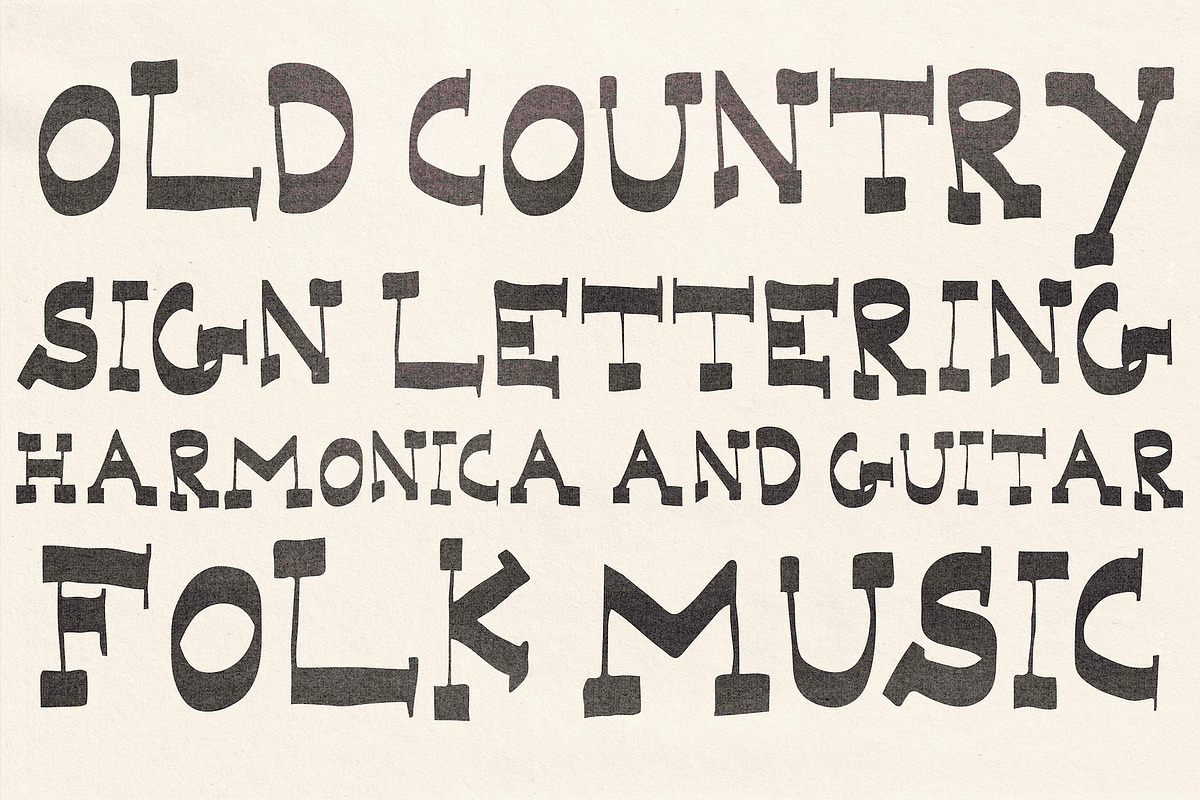 Tumbleweed Hand Drawn Western Font, a Handwritten Font by Madeline ODonoghue Design (Photo 3 of 14)