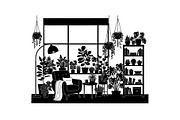 50 Botanical Garden Silhouette bundl, an Illustration by Designs_River (Thumbnail 48 of 51)