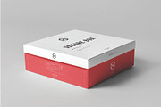 Square Shoe Box Mockup, a Packaging Mockup by DesignRushMarket (Thumbnail 7 of 7)