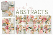 Rose and Sage Abstracts, a Decorative Illustration by rileyBgraphics (Thumbnail 1 of 7)