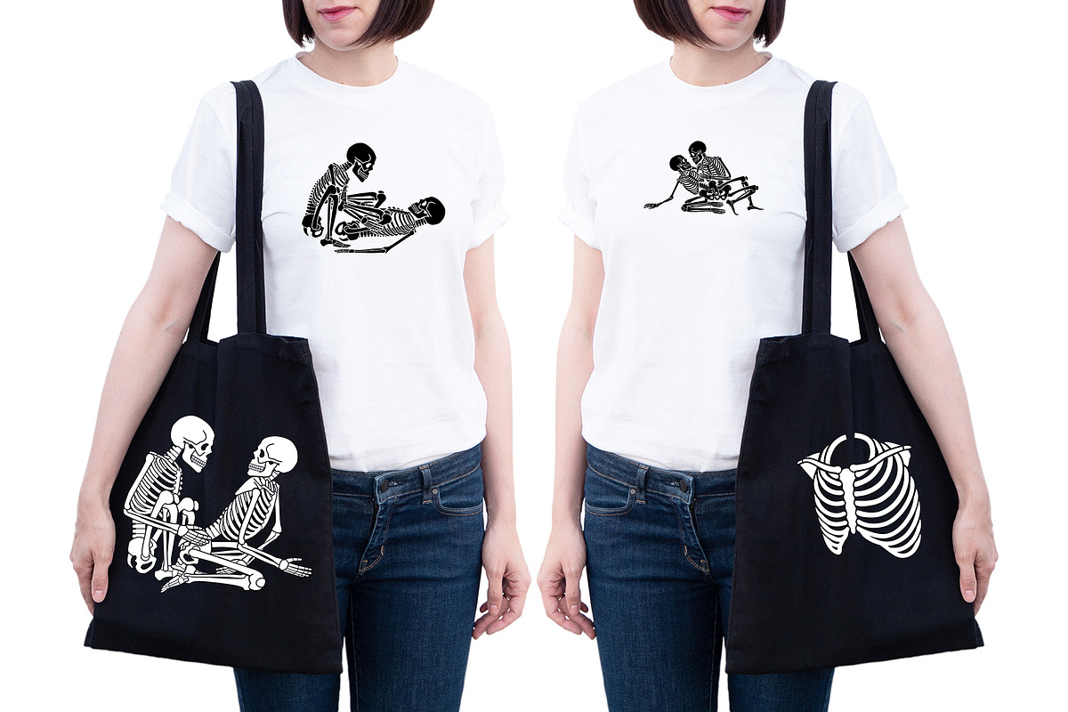 KAMASUTRA with skeletons, an Illustration by Tanya Akhmett (Photo 2 of 14)