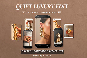Quiet Luxury Edit: Video & Photo Kit