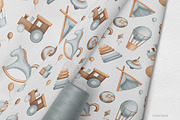 NEWBORN baby illustration & patterns, an Object Illustration by Linerisyart (Thumbnail 11 of 17)