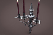 Chandelier 3d model (game ready), a Light 3D Model by Snji | 3D Models (Thumbnail 12 of 18)