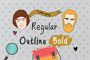 Hello People, a Font by Fontdation (Thumbnail 3 of 7)