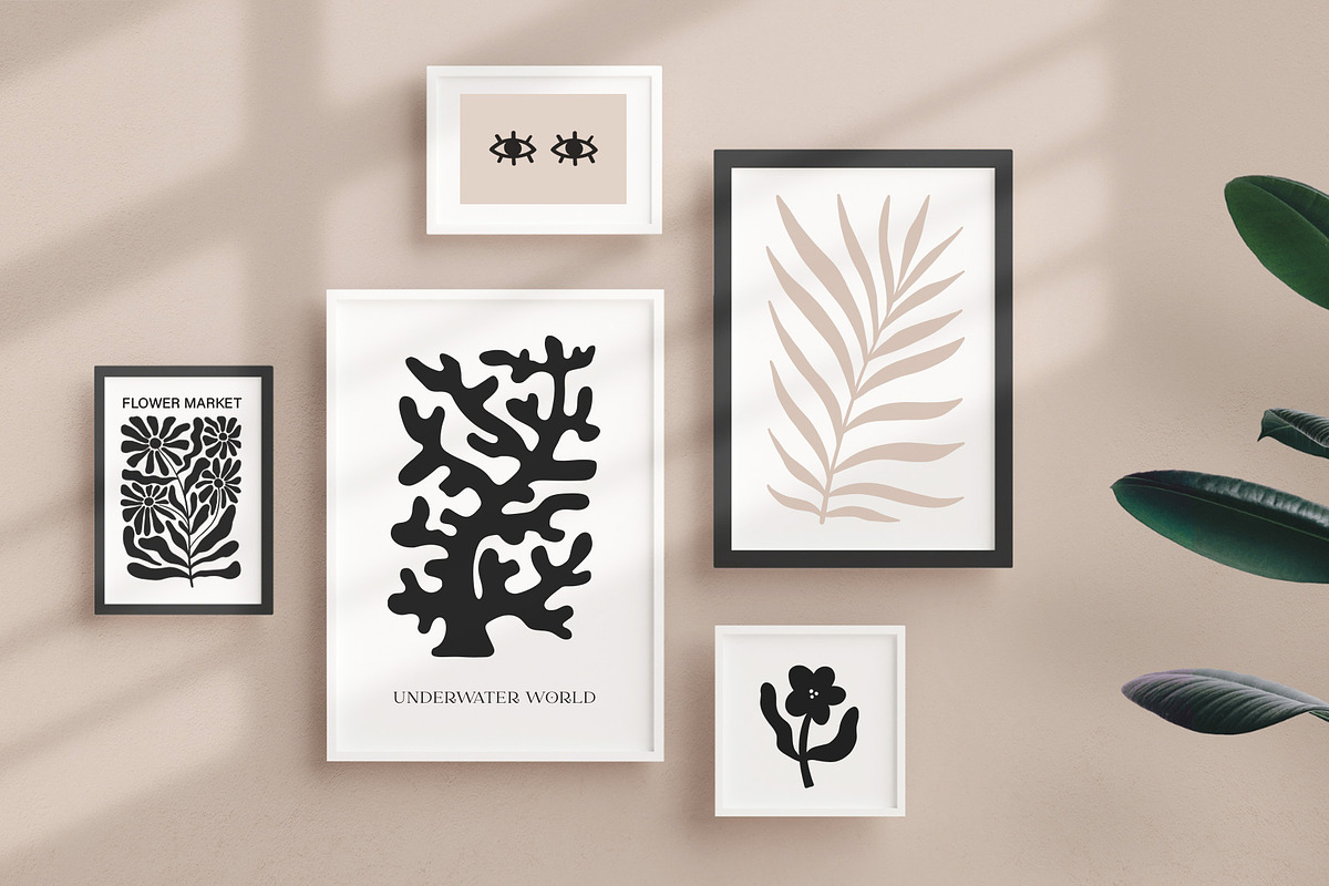 Modern abstract shapes, vector, a Graphic by harmonia_green_art (Photo 8 of 10)