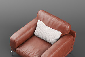 Peruna Leather Arm Chair