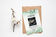 Funeral Announcement Card, a Flyer Template by Template Shop (Thumbnail 2 of 3)