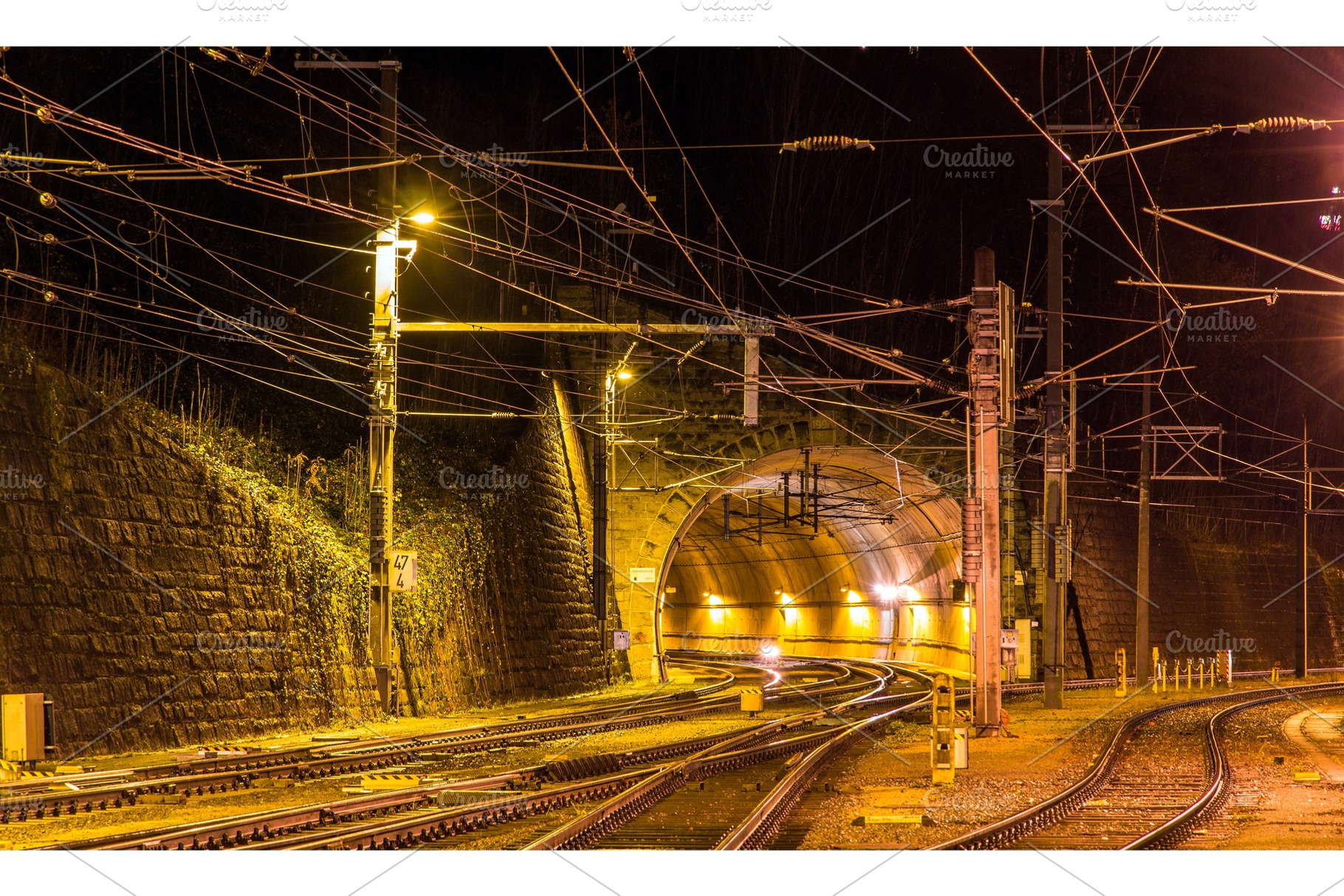Schattenburg railway tunnel in Feldkirch - Austria, an Architecture Photo by Leonid Andronov