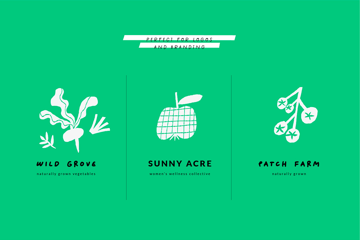FARMERS MARKET | HAND DRAWN SHAPES, a Food Illustration by Favete Art (Photo 18 of 23)