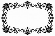 Elegant Floral Border Vector Design,, an Illustration by Amazin_art (Thumbnail 18 of 26)