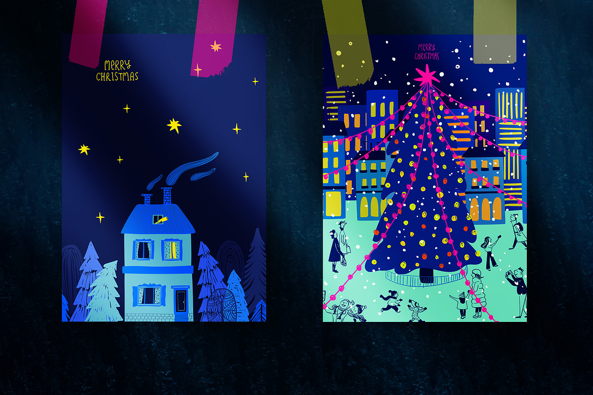 This Christmas Dreams Come True, a Seasonal Illustration by Annakniaz (Photo 4 of 12)