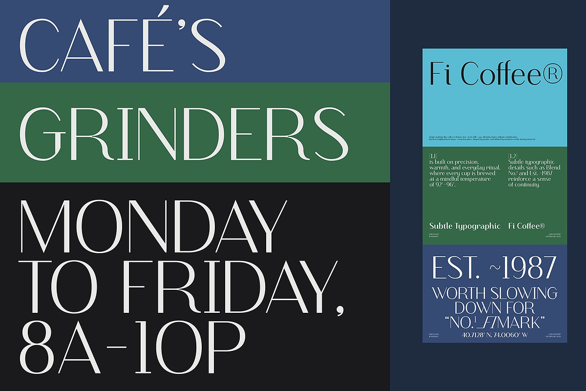 Finico Sans – Modern Editorial Sans, a Sans Serif Font by FactoryType Studio (Photo 3 of 11)