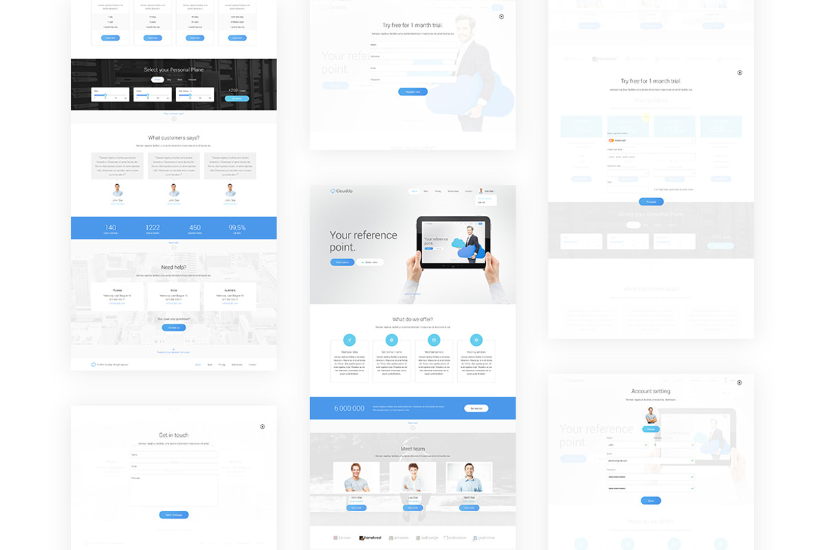 CloudUp — Hosting WordPress Theme, a WordPress Template by artemmashirov (Photo 2 of 2)