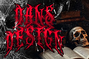 GHOOST Horror Metal Font, a Blackletter Font by dansdesign (Thumbnail 8 of 8)