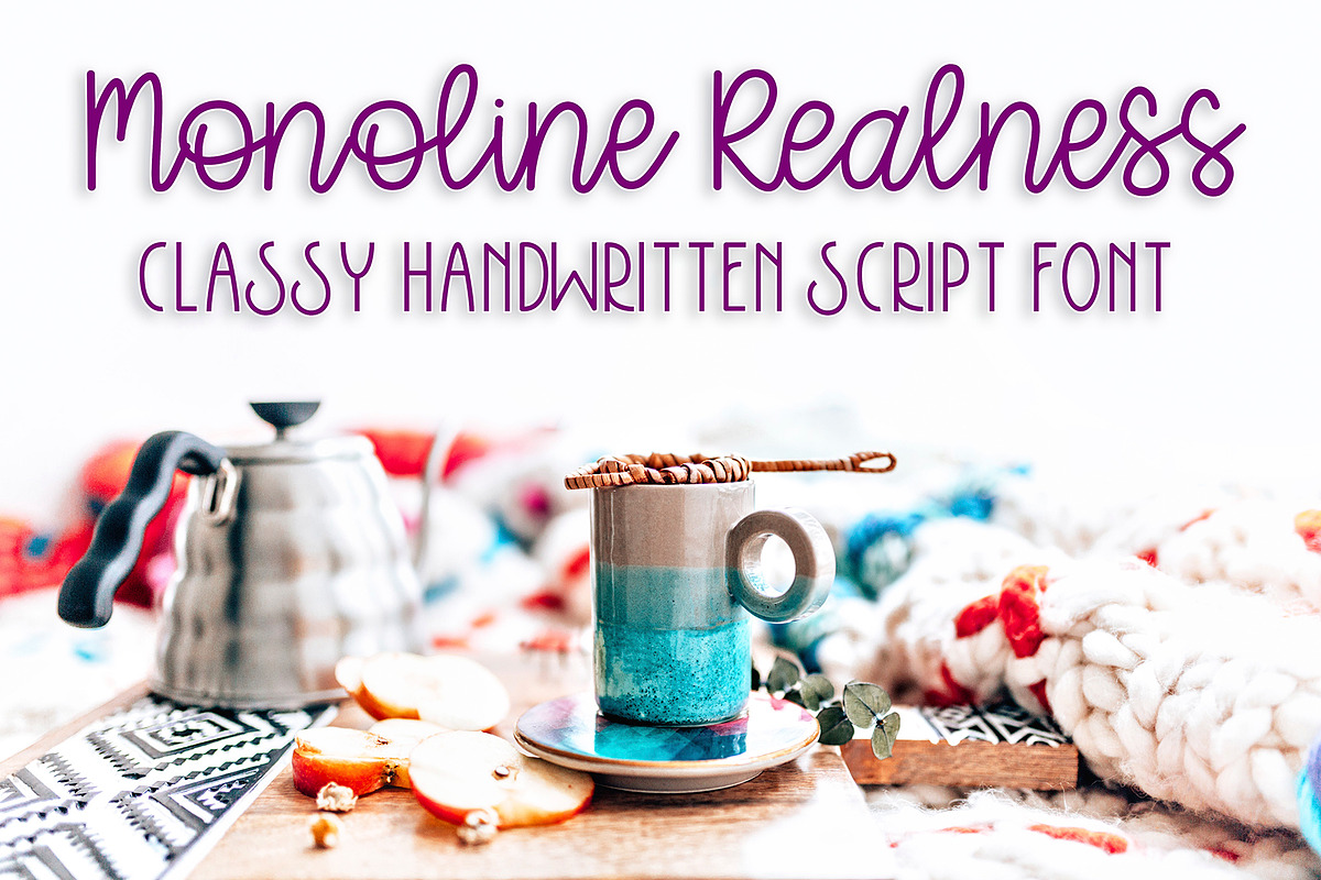 Monoline Realness Handwritten Script