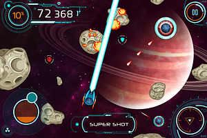 Game Assets for Asteroids Crusher