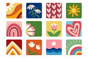 Nature and Abstract Art Set, a Duotone Icon by Saba Vector (Thumbnail 2 of 3)