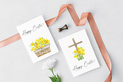 Watercolor Sunny Daffodils, an Illustration by Olga Koelsch (Thumbnail 2 of 9)