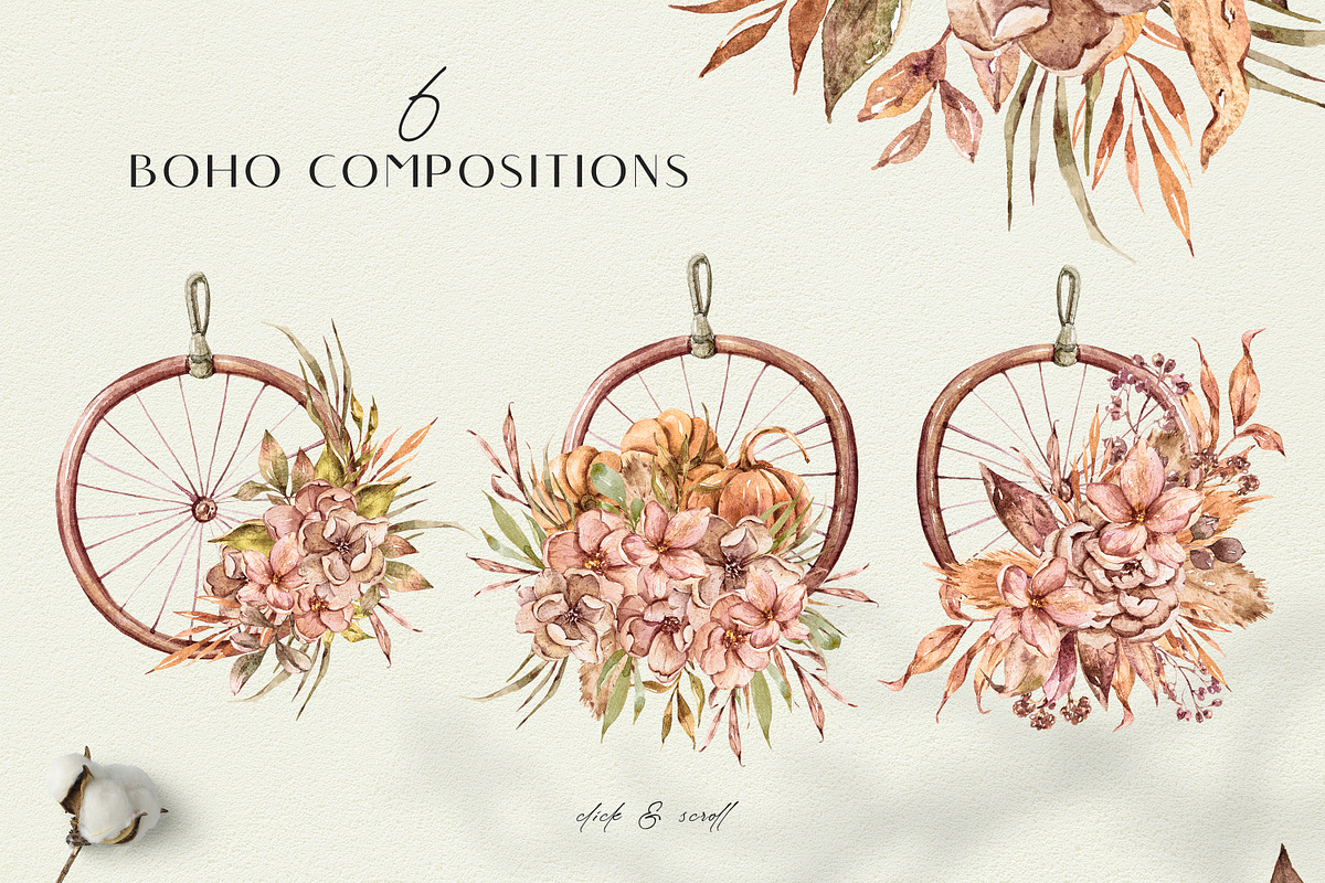 -20% Watercolor PUMPKIN SEASON set, a Texture Illustration by Tiana Geo (Photo 7 of 16)