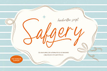 Safgery Handwritten Script Font