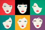 Hairstyle & Makeup Maker Kit + bonus, a Texture Illustration by Cienpies Design (Thumbnail 3 of 6)