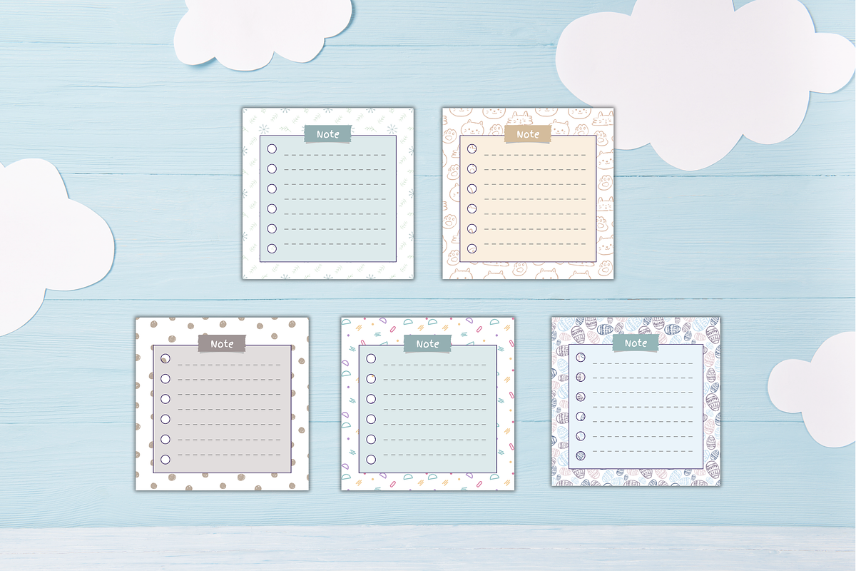 Cute Cartoon Kids Notes Diary, a Stationery Template by Avyukta Envision Digital (Photo 6 of 7)