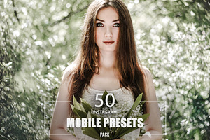 50 Instagram Mobile Presets Pack