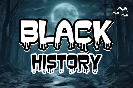 Black History - Horror Font Types, a Font by AMC STUDIO