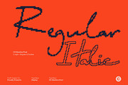 CS Wardine Pixel, a Script Font by Craft Supply Co. (Thumbnail 3 of 8)