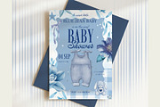 Baby Shower Invitation Template, an Invitation Template by FakhiiDesigns (Thumbnail 4 of 4)